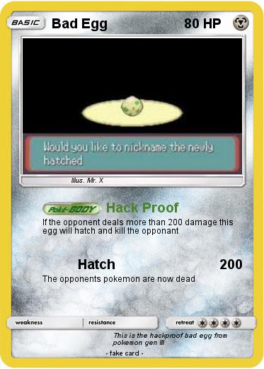 Pokemon Bad Egg
