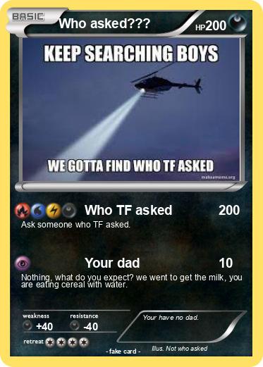 Pokemon Who asked???