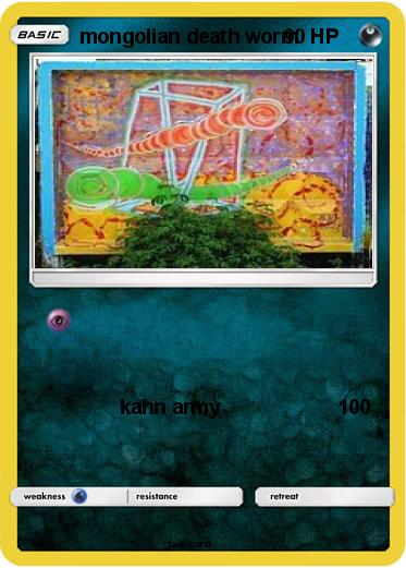 Pokemon mongolian death worm