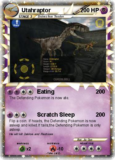 Pokemon Utahraptor