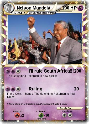 Pokemon Nelson Mandela