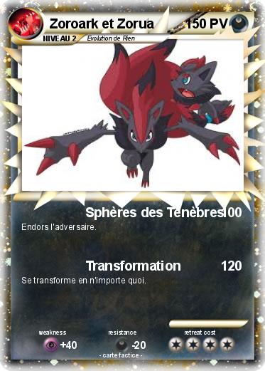 Pokemon Zoroark et Zorua