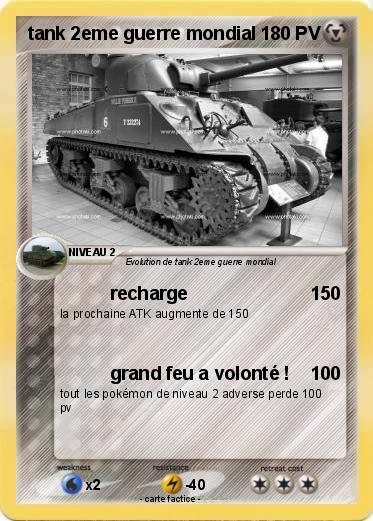 Pokemon tank 2eme guerre mondial