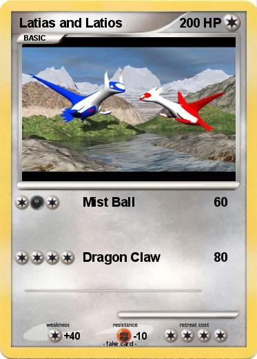 Pokemon Latias and Latios