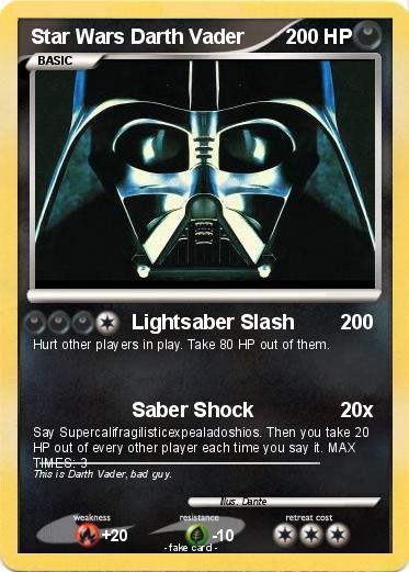 Pokemon Star Wars Darth Vader