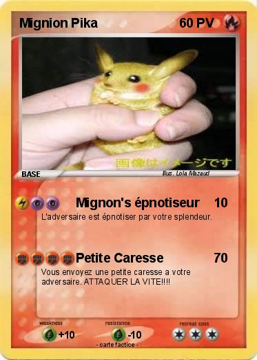 Pokemon Mignion Pika