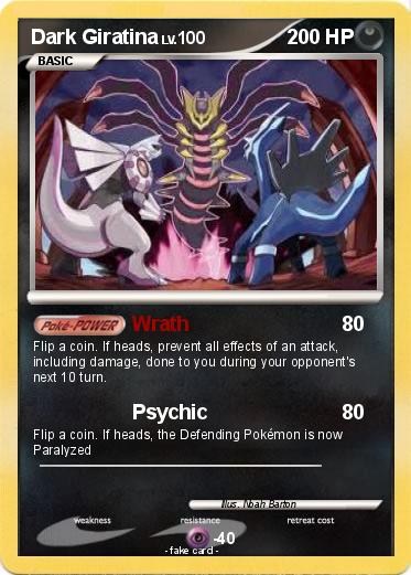 Pokemon Dark Giratina