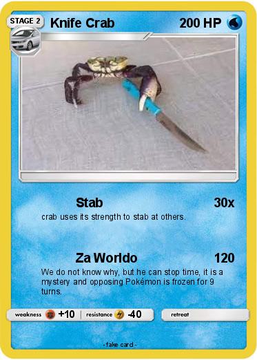 Pokemon Knife Crab