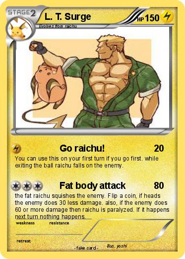 Pokemon L. T. Surge