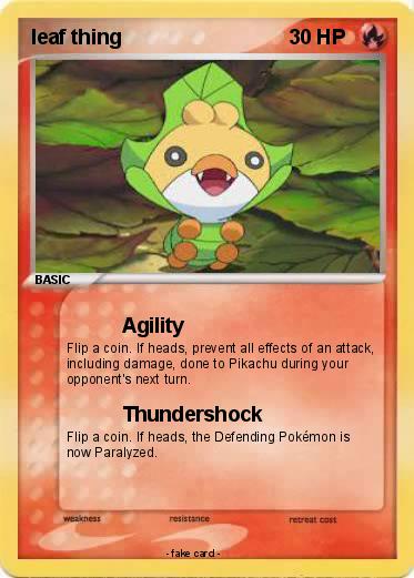 Pokemon leaf thing