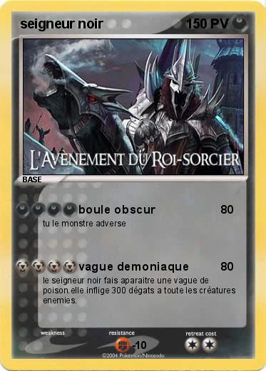 Pokemon seigneur noir