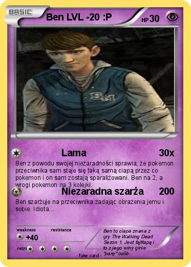 Pokemon Ben LVL -20 :P