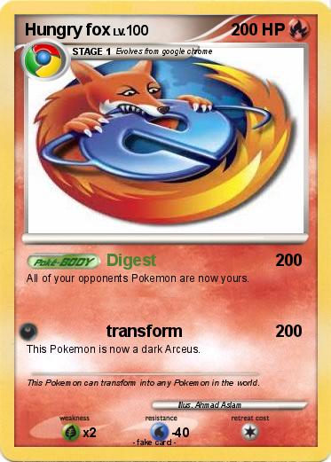 Pokemon Hungry fox
