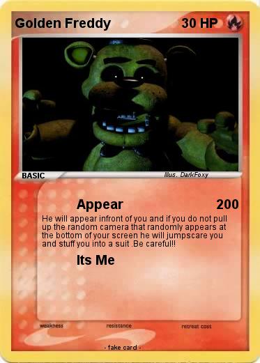Pokemon Golden Freddy