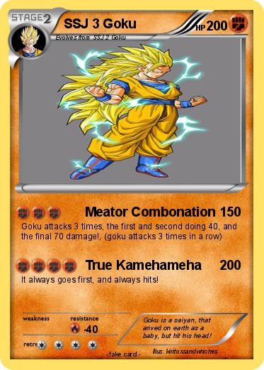 Pokemon SSJ 3 Goku