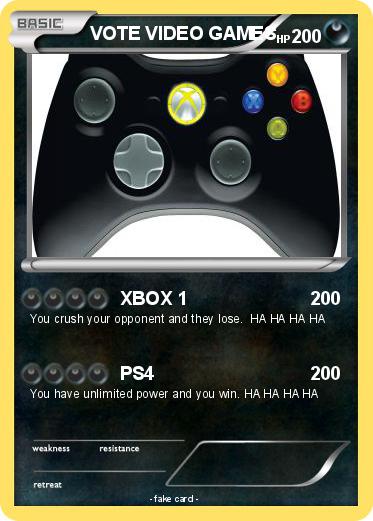 Pokemon VOTE VIDEO GAMES