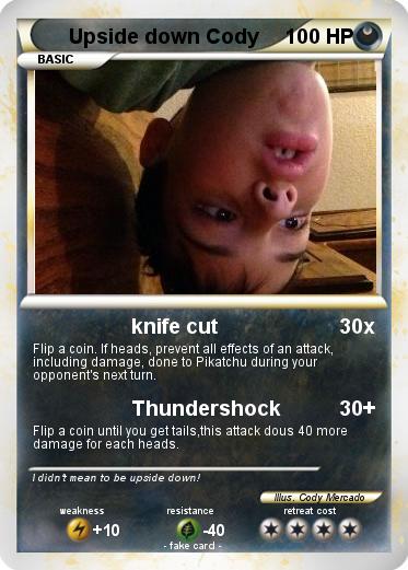 Pokemon Upside down Cody