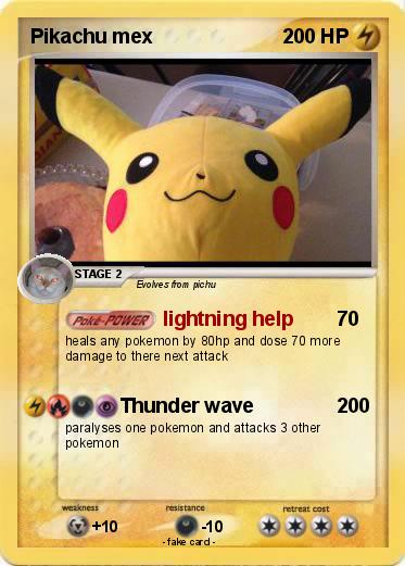 Pokemon Pikachu mex