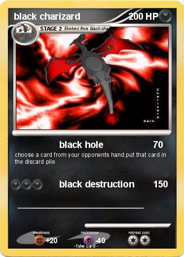 Pokemon black charizard