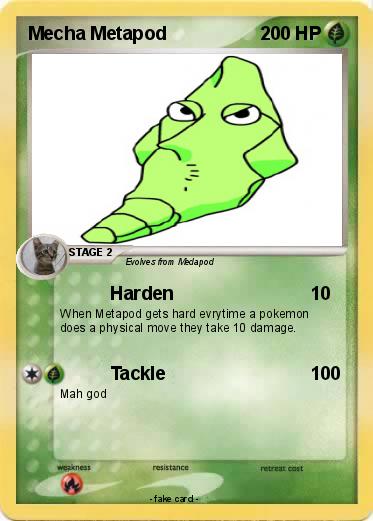 Pokemon Mecha Metapod