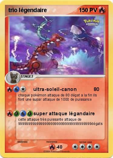 Pokemon trio légendaire