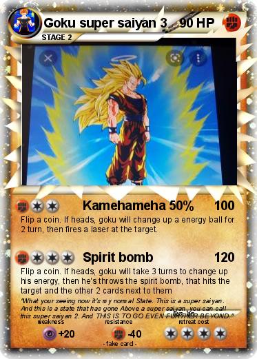 Pokemon Goku super saiyan 3