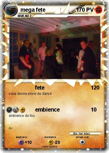 Pokemon mega fete