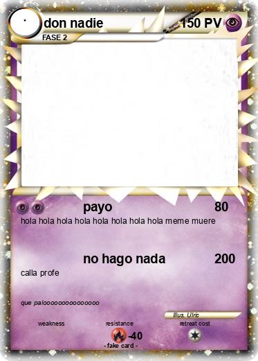 Pokemon don nadie