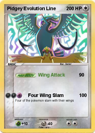 Pokemon Pidgey Evolution Line