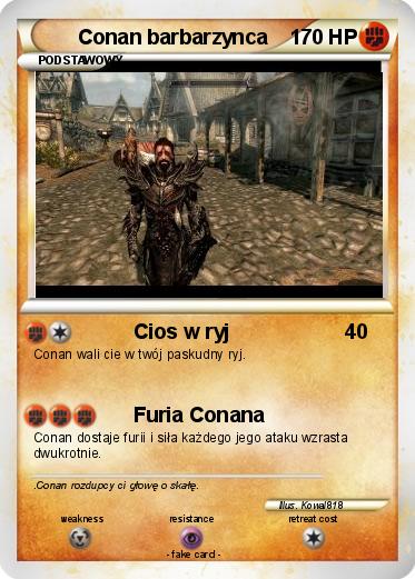 Pokemon Conan barbarzynca