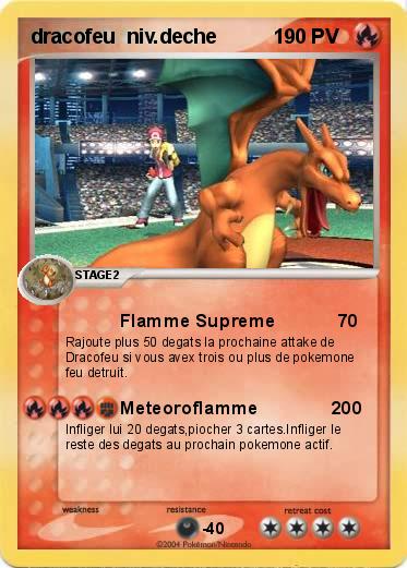 Pokemon dracofeu  niv.deche          1   