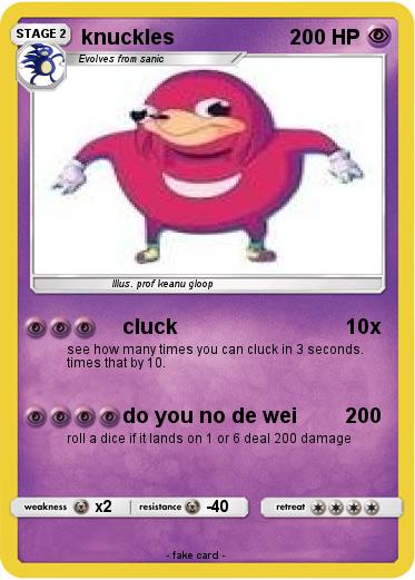 Pokemon knuckles