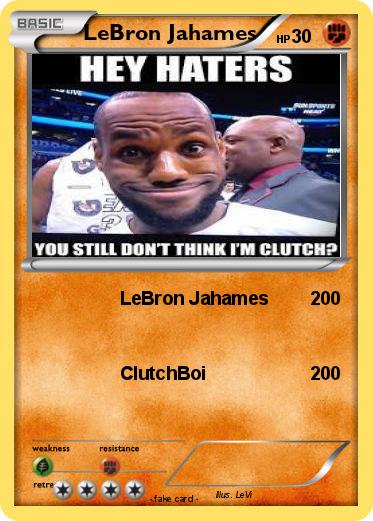 Pokemon LeBron Jahames
