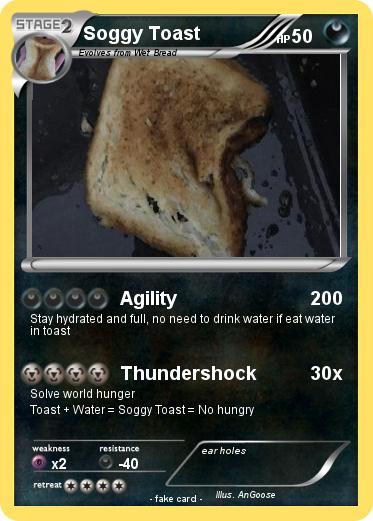 Pokemon Soggy Toast