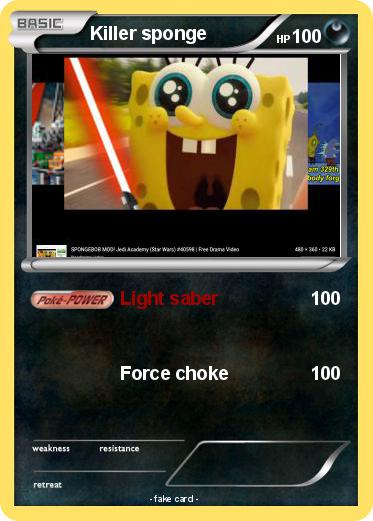 Pokemon Killer sponge