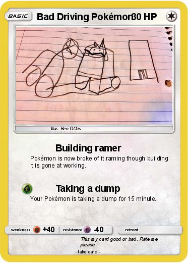 Pokemon Bad Driving Pokémon