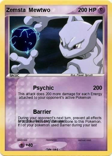 Pokemon Zemsta  Mewtwo
