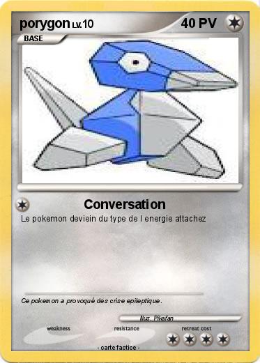 Pokemon porygon