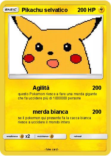 Pokemon Pikachu selvatico