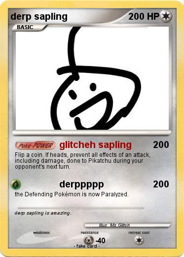 Pokemon derp sapling