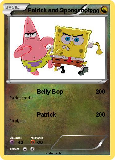 Pokemon Patrick and Spongebob