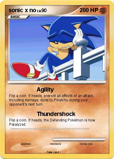 Pokemon sonic x no