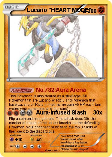 Pokemon Lucario "HEART MODE"