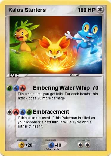 Pokemon Kalos Starters