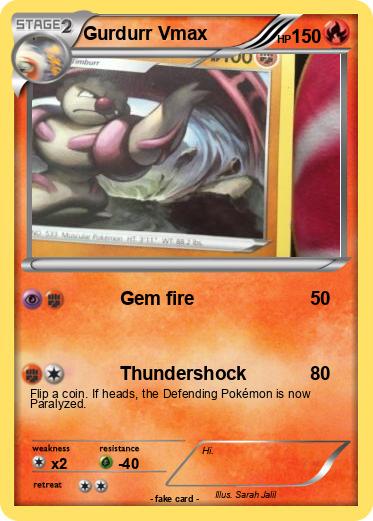 Pokemon Gurdurr Vmax