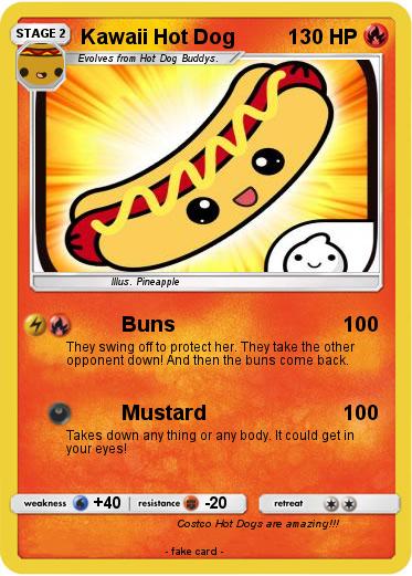 Pokemon Kawaii Hot Dog
