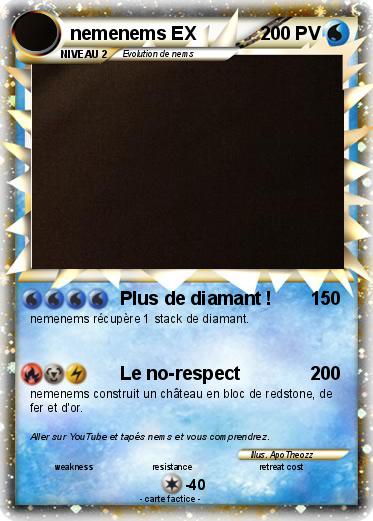 Pokemon nemenems EX
