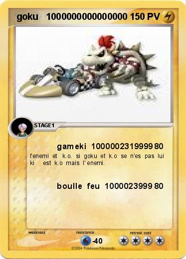 Pokemon  goku   1000000000000000 