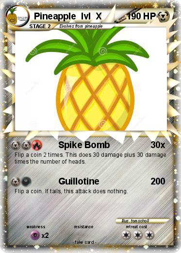 Pokemon Pineapple  lvl  X