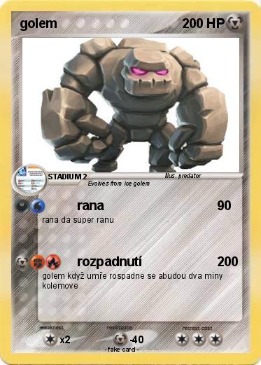 Pokemon golem